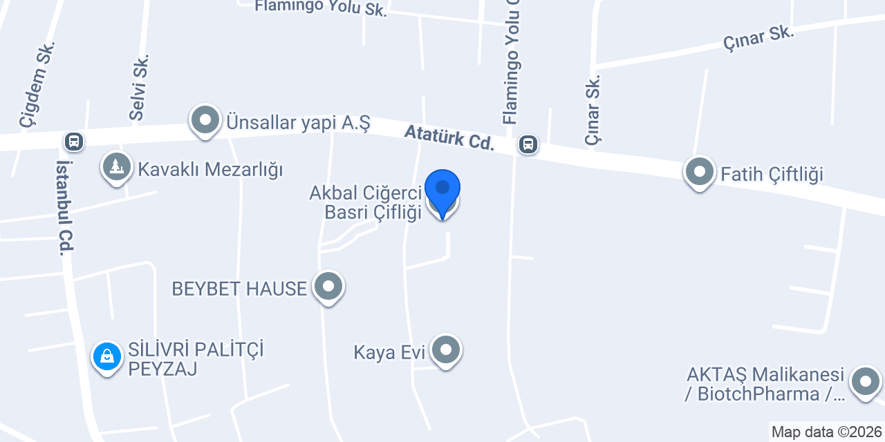 Akbal Ciğerci Basri Çifliği konumu