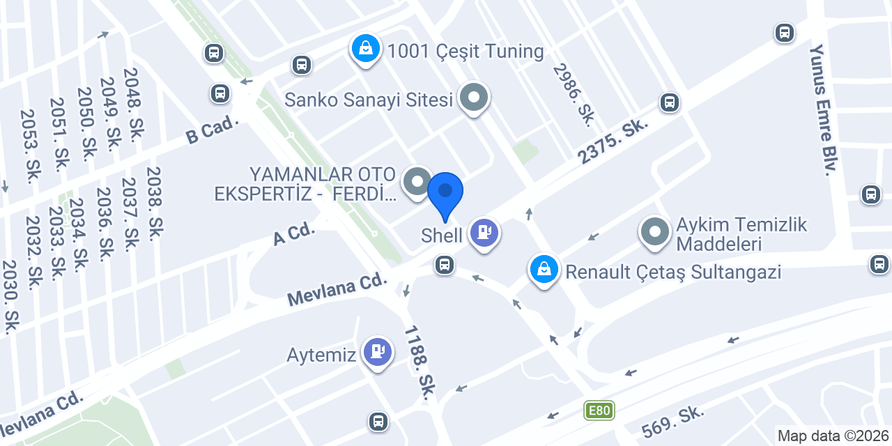 Site Boya Kimya konumu