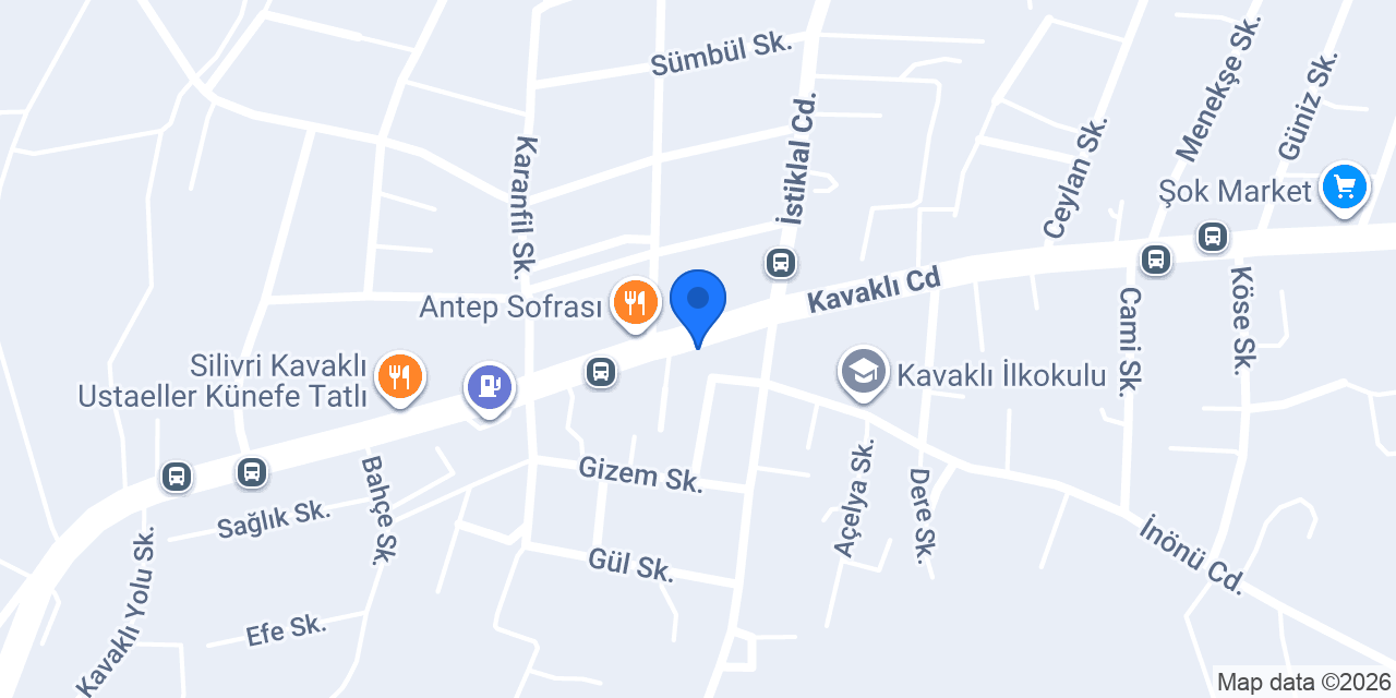 Silivri Ekol Havuz konumu