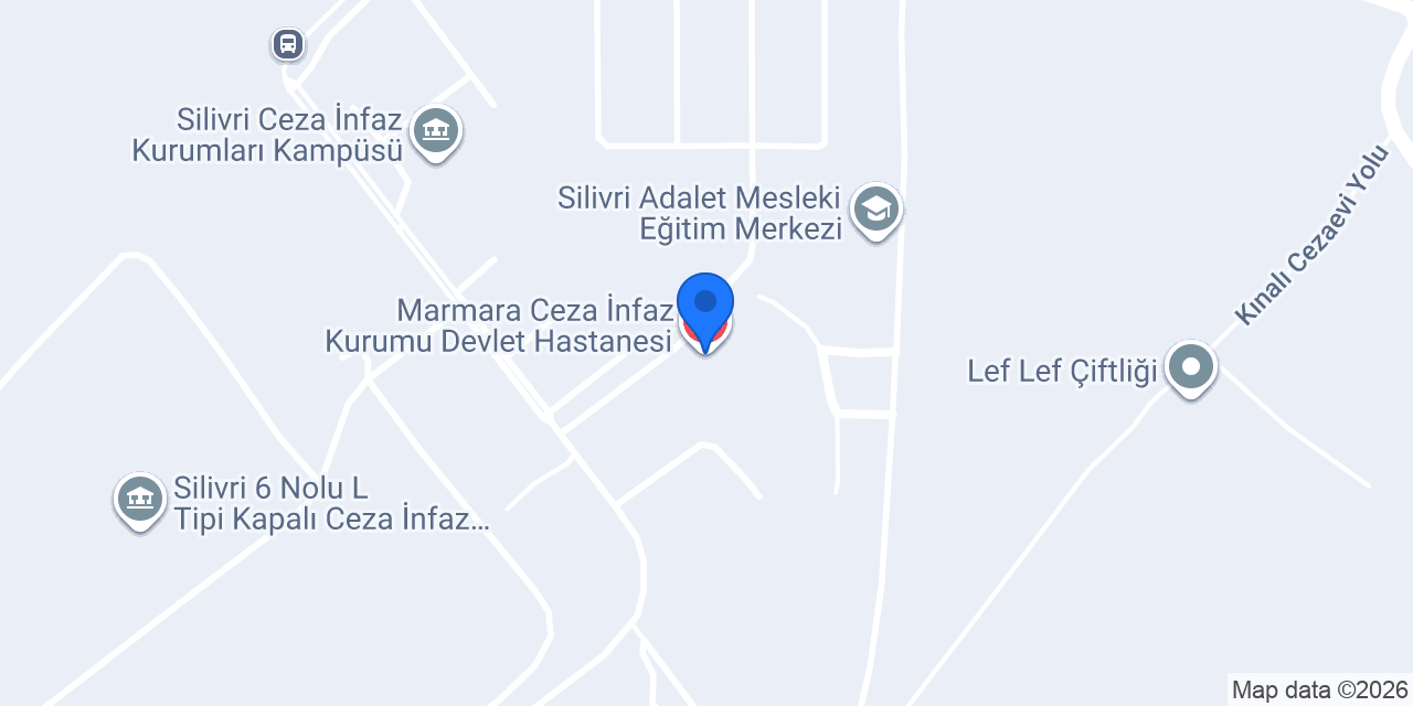 Marmara Ceza İnfaz Kurumu Devlet Hastanesi konumu