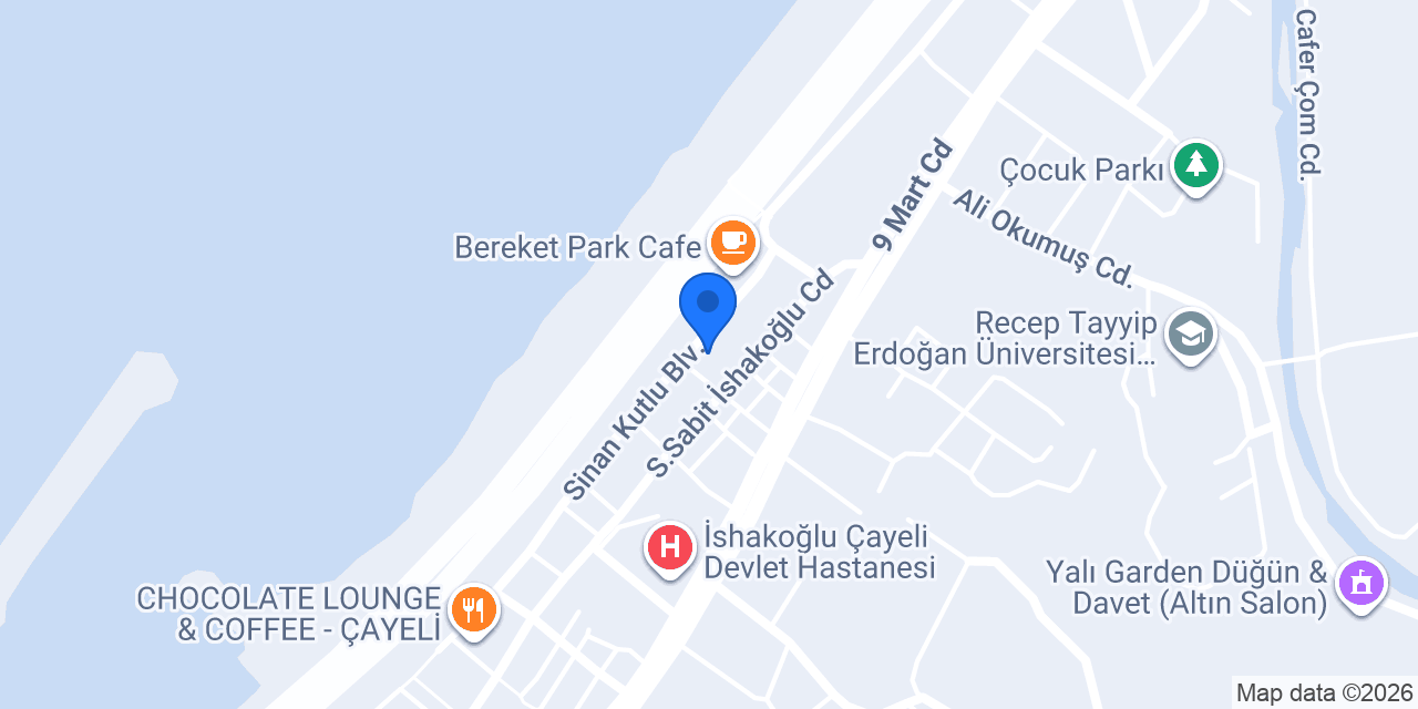 BELMON MOBİLYA ÇAYELİ konumu