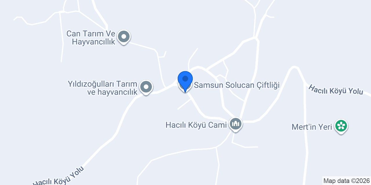 Samsun Solucan Çiftliği konumu