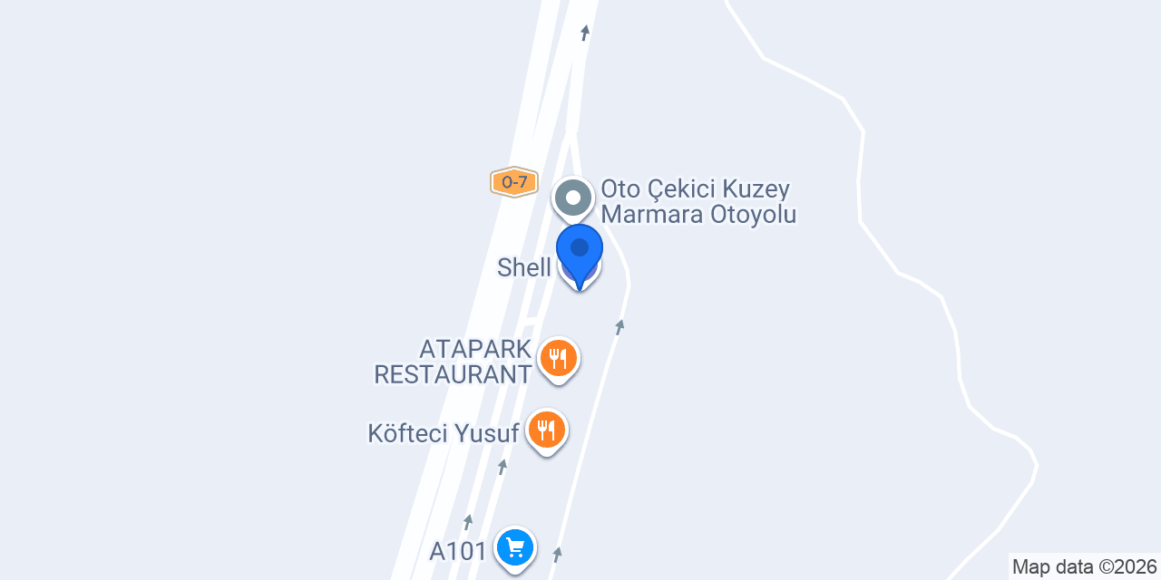 Shell konumu