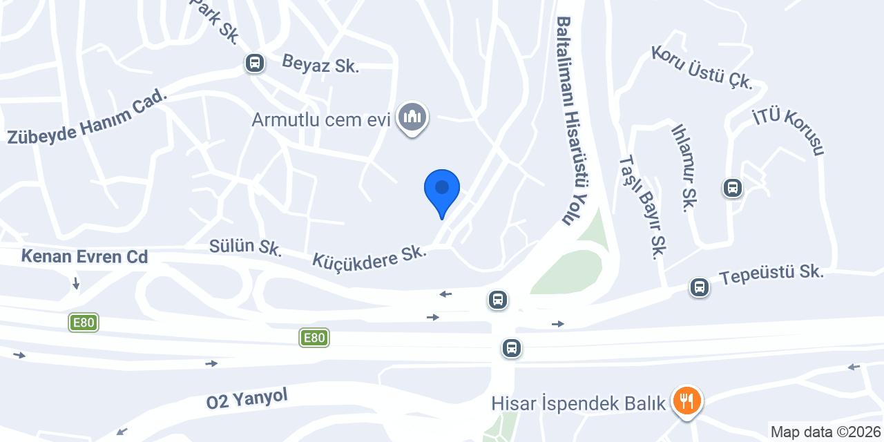 Parça Mağazası konumu
