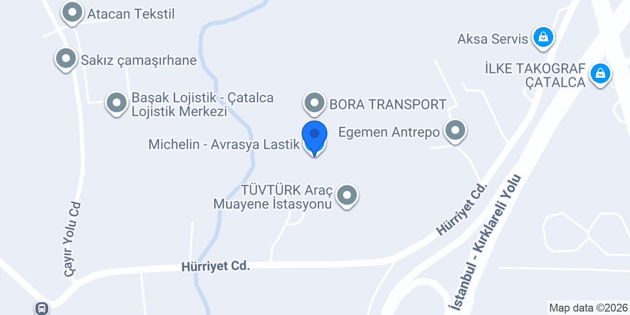 Michelin - Avrasya Lastik konumu