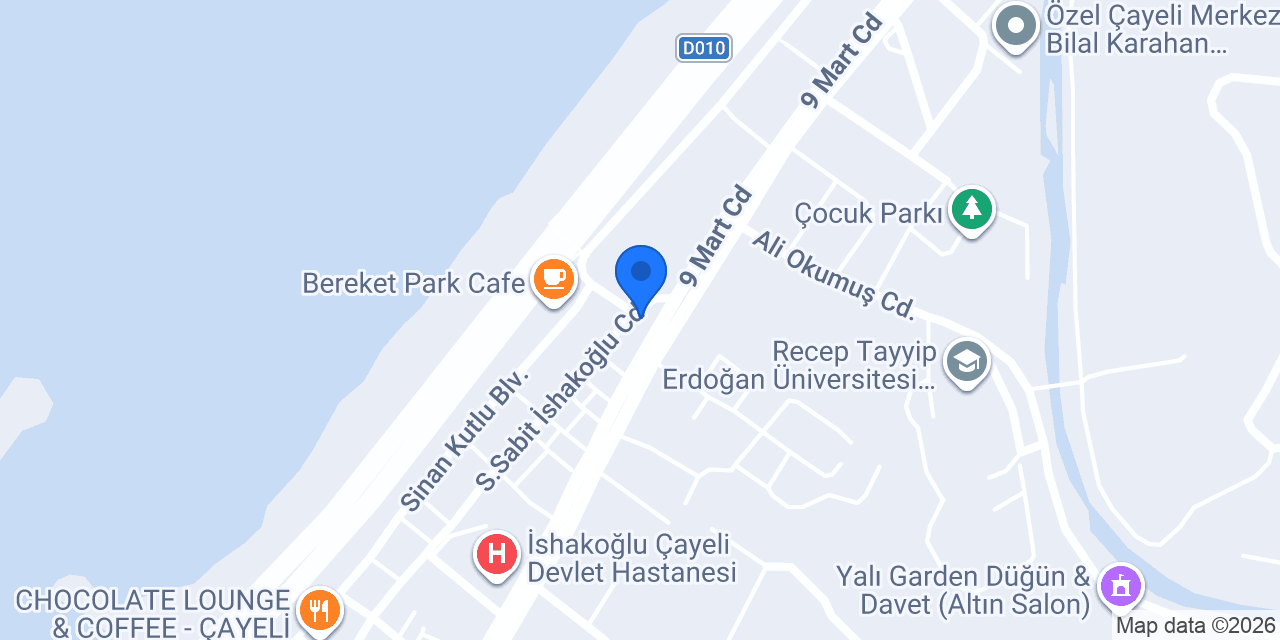 İŞLER KİTABEVİ ÇAYELİ ŞUBE konumu
