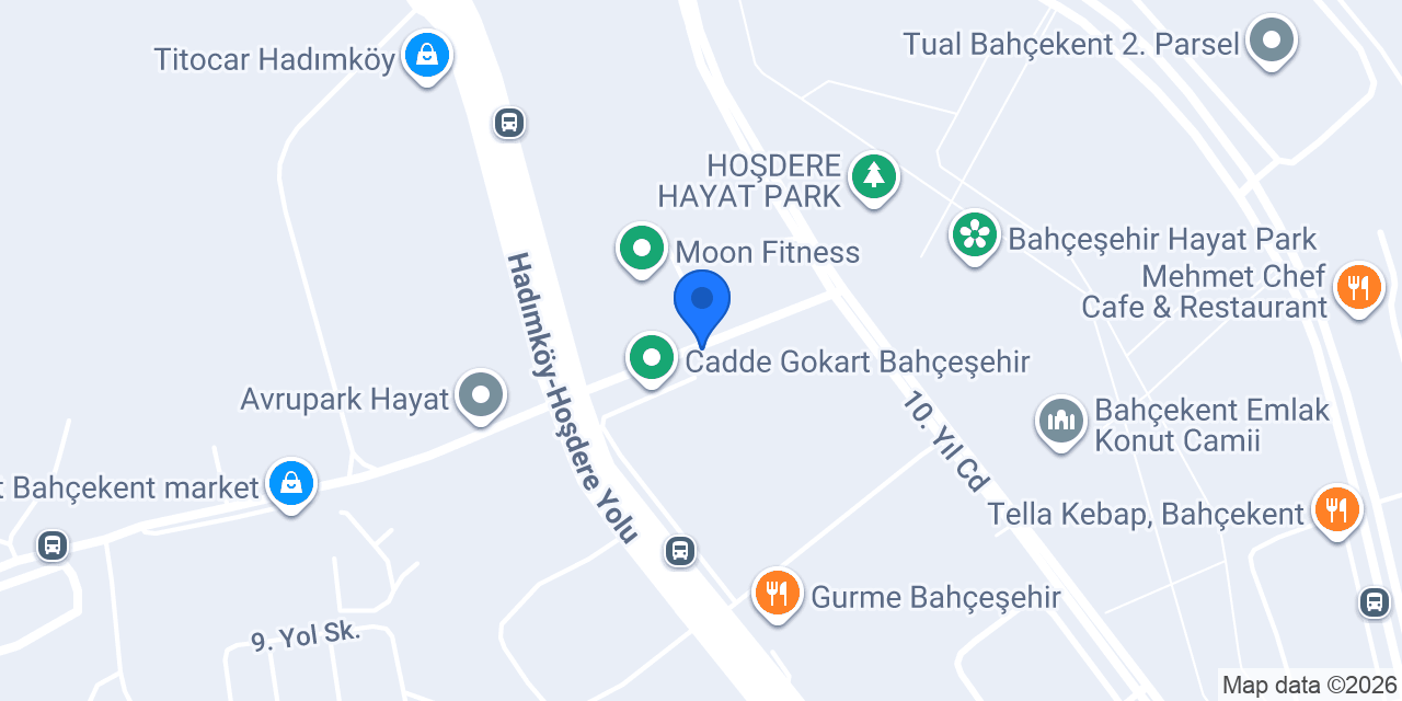 Bahçekent Taksi konumu