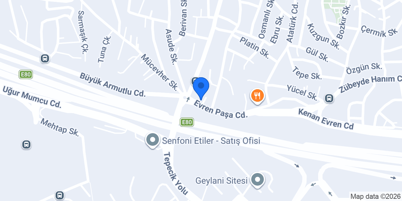 Etiler Çardak Cafe konumu