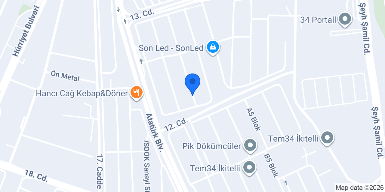 Efem Balatacılık San. ve Tic.Ltd konumu