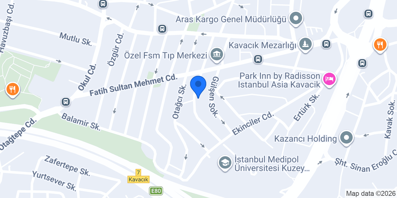 Açı Haşere İlaçlama konumu