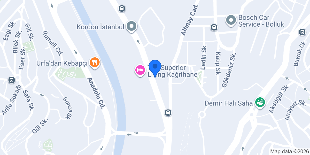 Kale Seramik - Lineadecor- Emek Yapı konumu