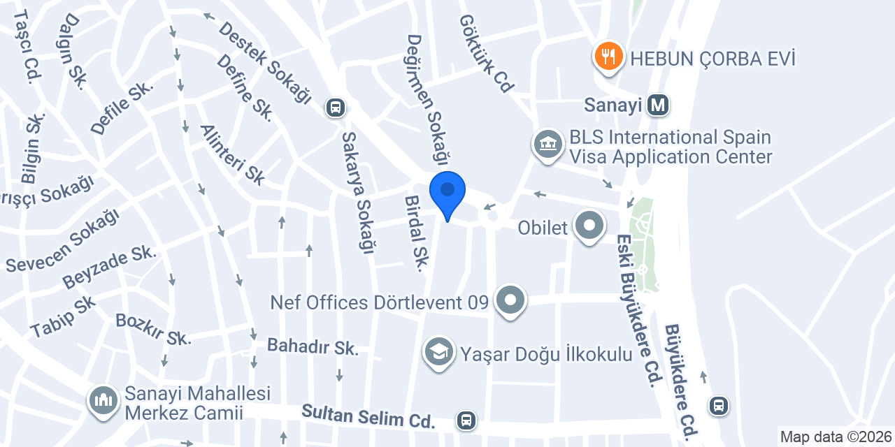 Gümüş Damla Sigorta konumu