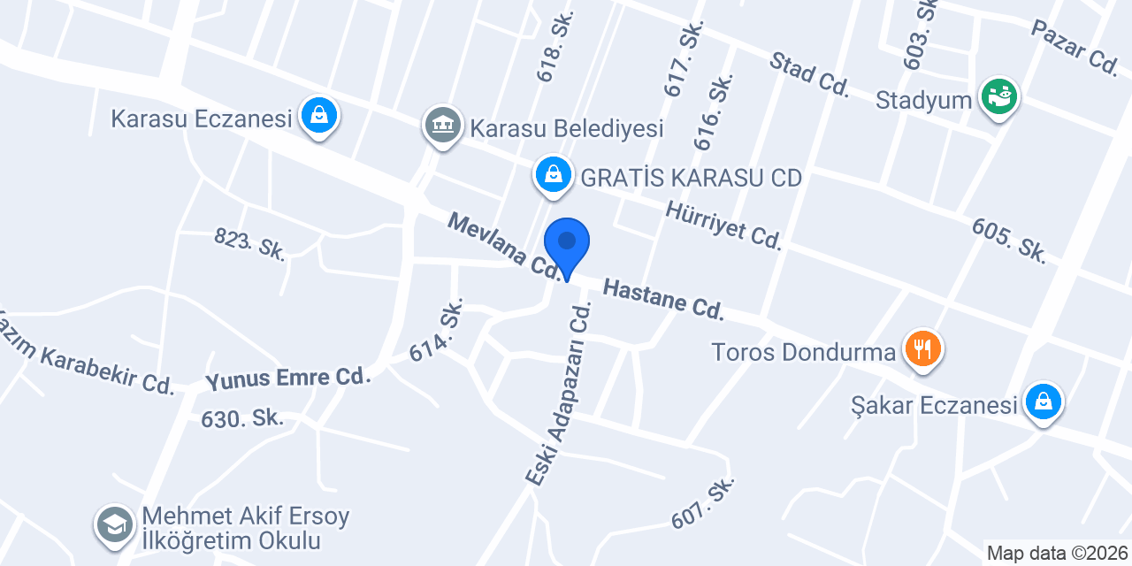 N & S ÇOLAK SİGORTA konumu