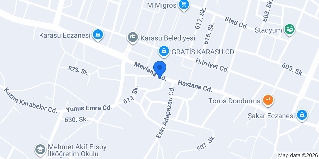 Karasu Konya Etli Ekmek konumu
