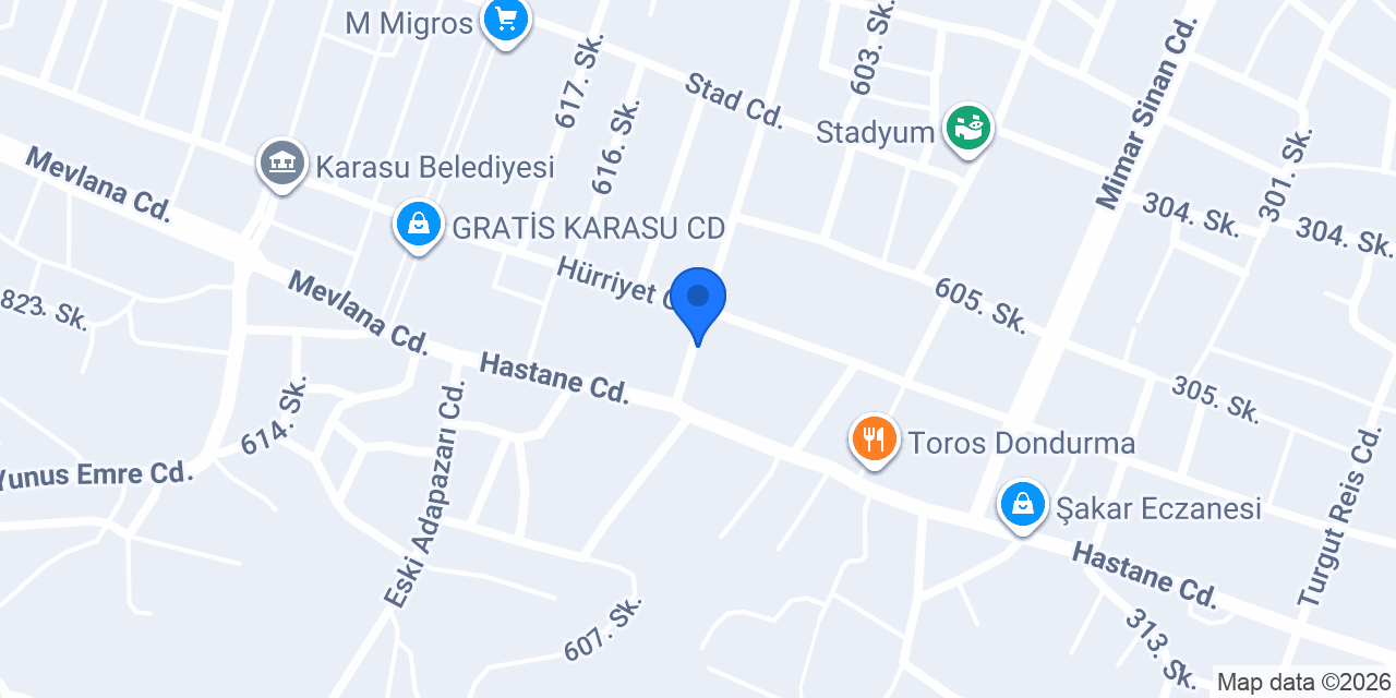 Karasu İlçe Müftülüğü konumu