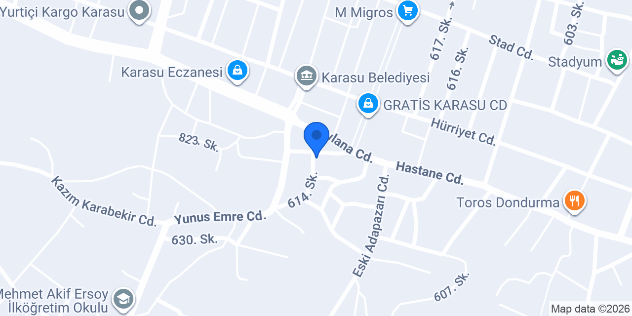 Karasu Eca Servisi | Destek Servis konumu