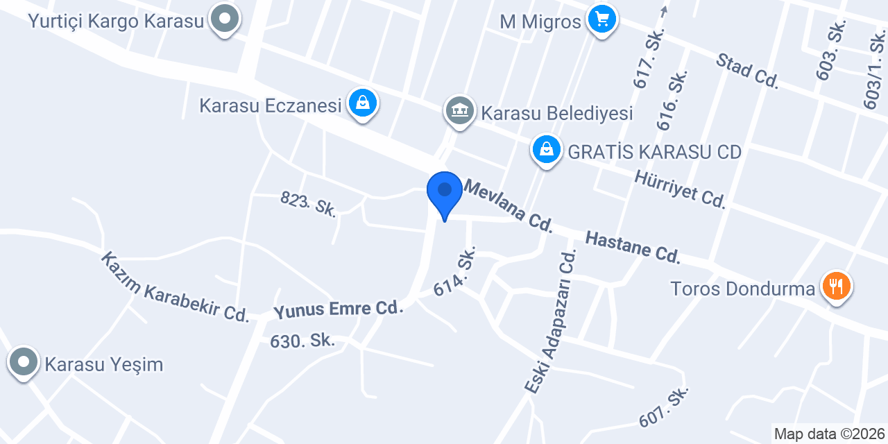 KUAFÖR ERGÜN konumu