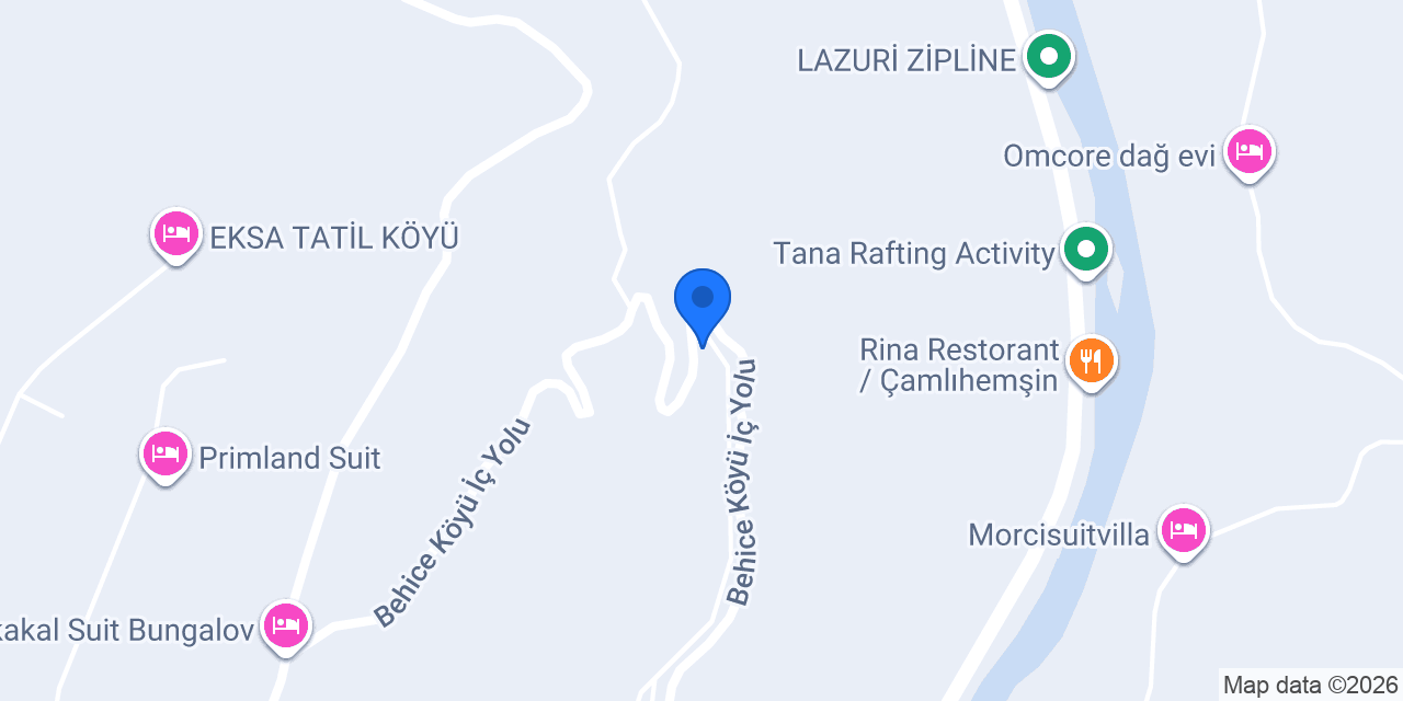 Merze Suit Otel konumu