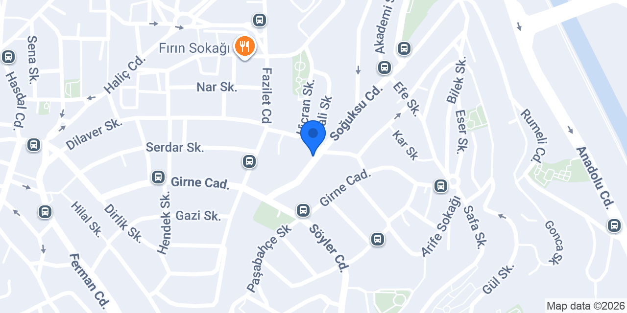 YUKE Lastik / Kağıthane Depo konumu