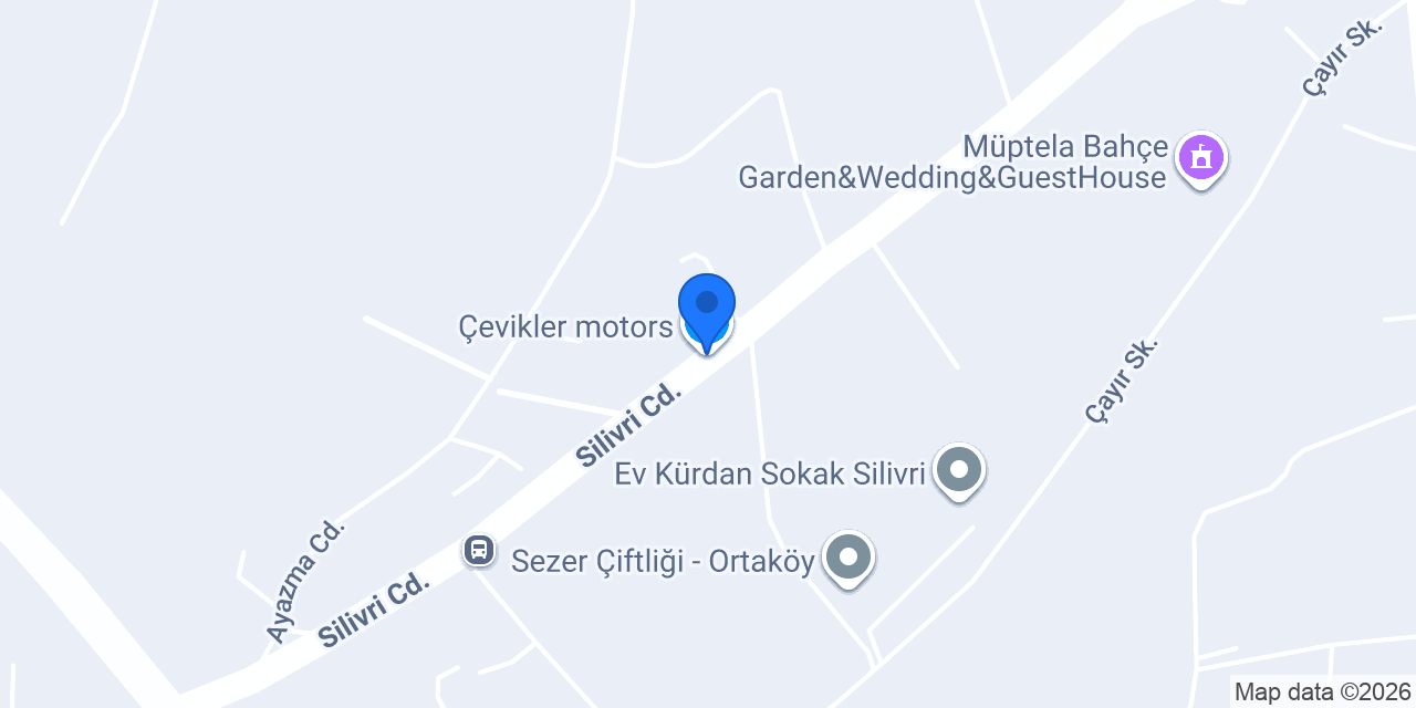 Çevikler motors konumu