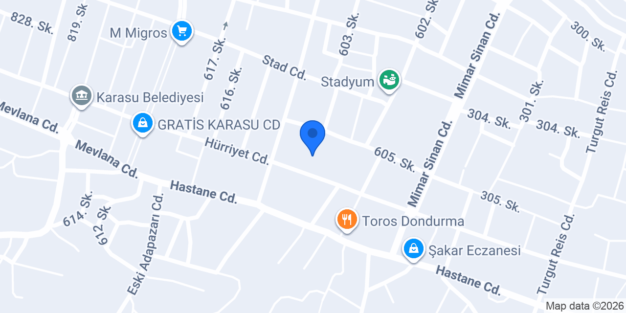 Ptt-darıçayırı Şubesi konumu