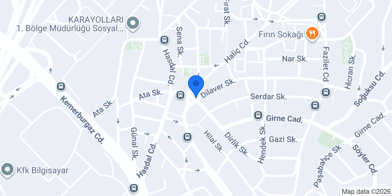 Bereket Döner - Kağıthane Hamidiye konumu