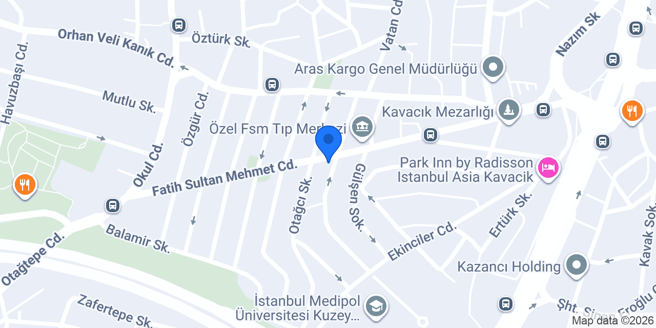 Özer Turizm konumu