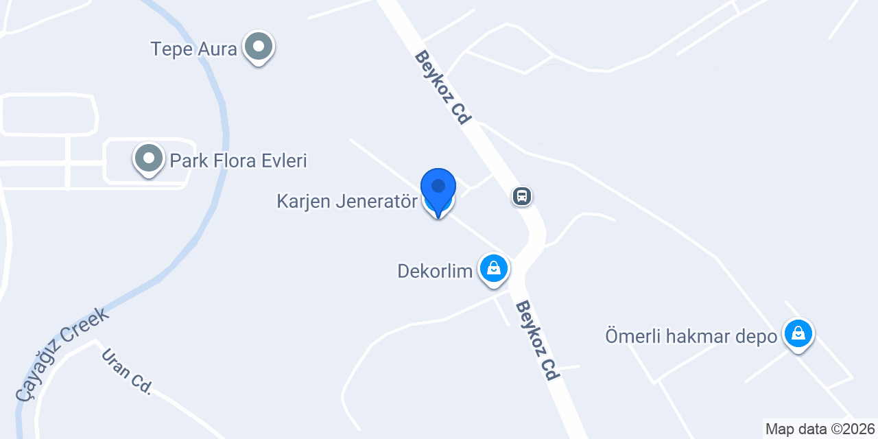 Karjen Jeneratör konumu