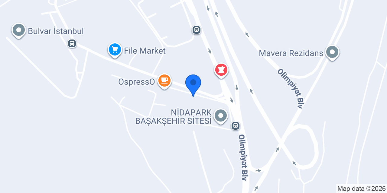 Bereket Döner - Başakşehir Nida Park konumu