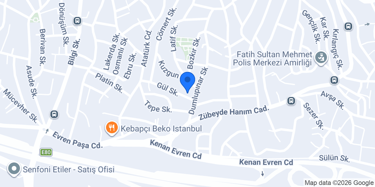 Aktüel terzi konumu