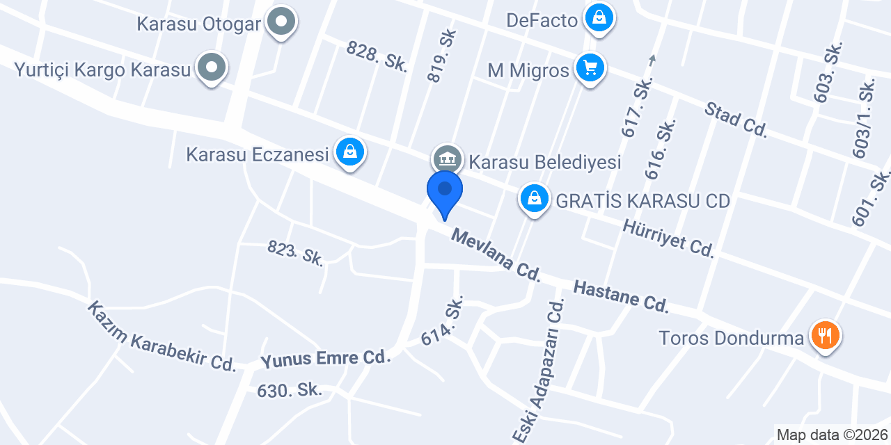 Pide Karadeniz konumu