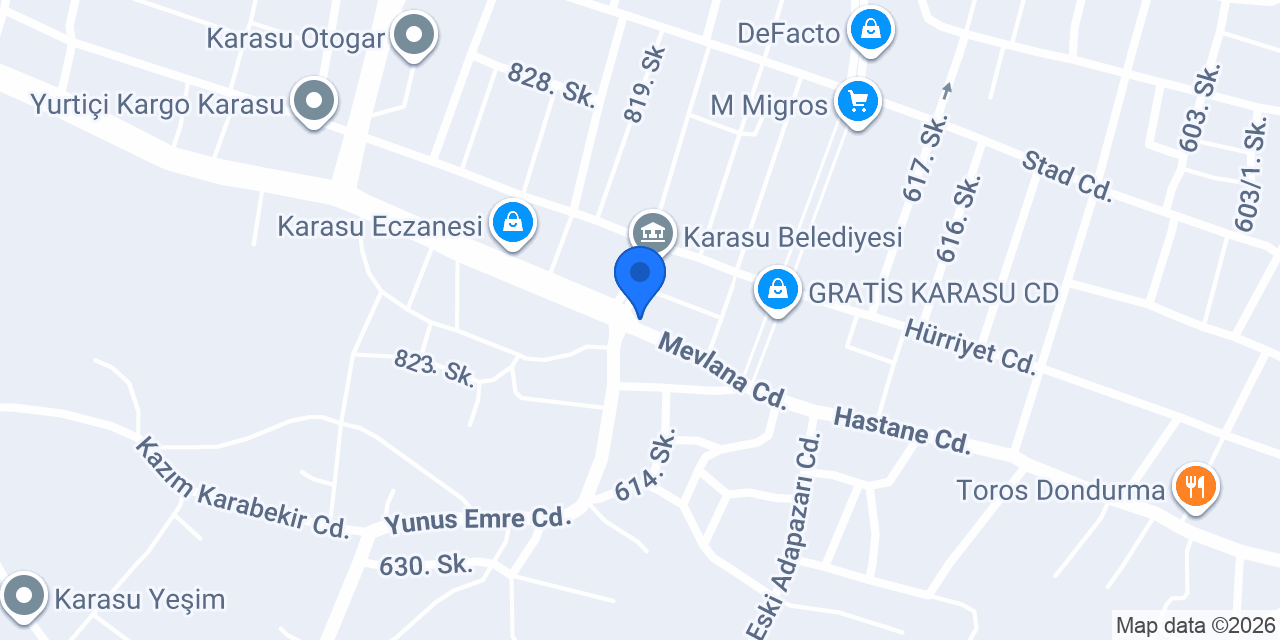 DMA Inşaat konumu