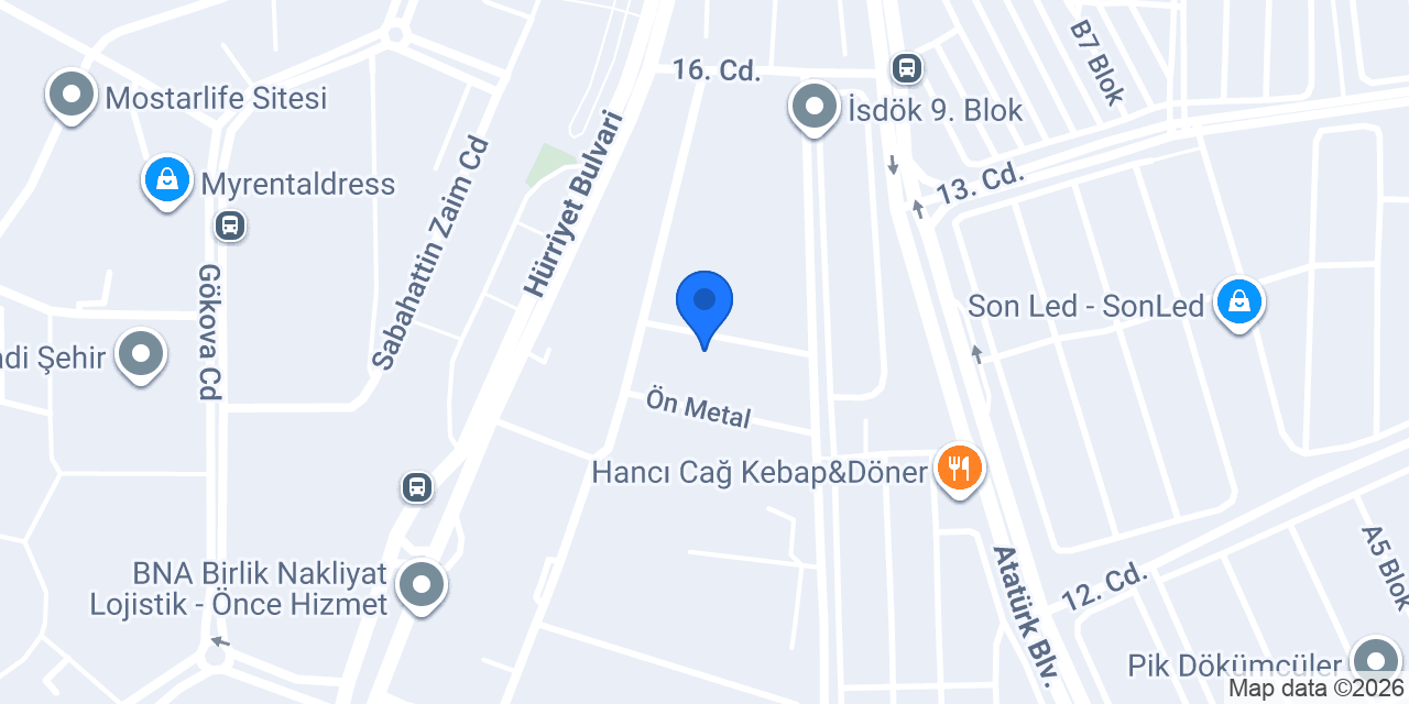 Berke Su Armatürler konumu