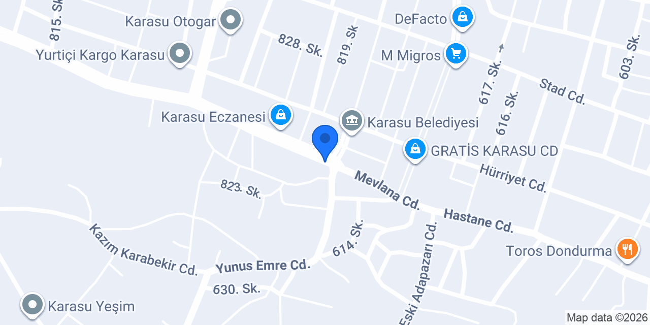 ebebek Sakarya Karasu Mini konumu