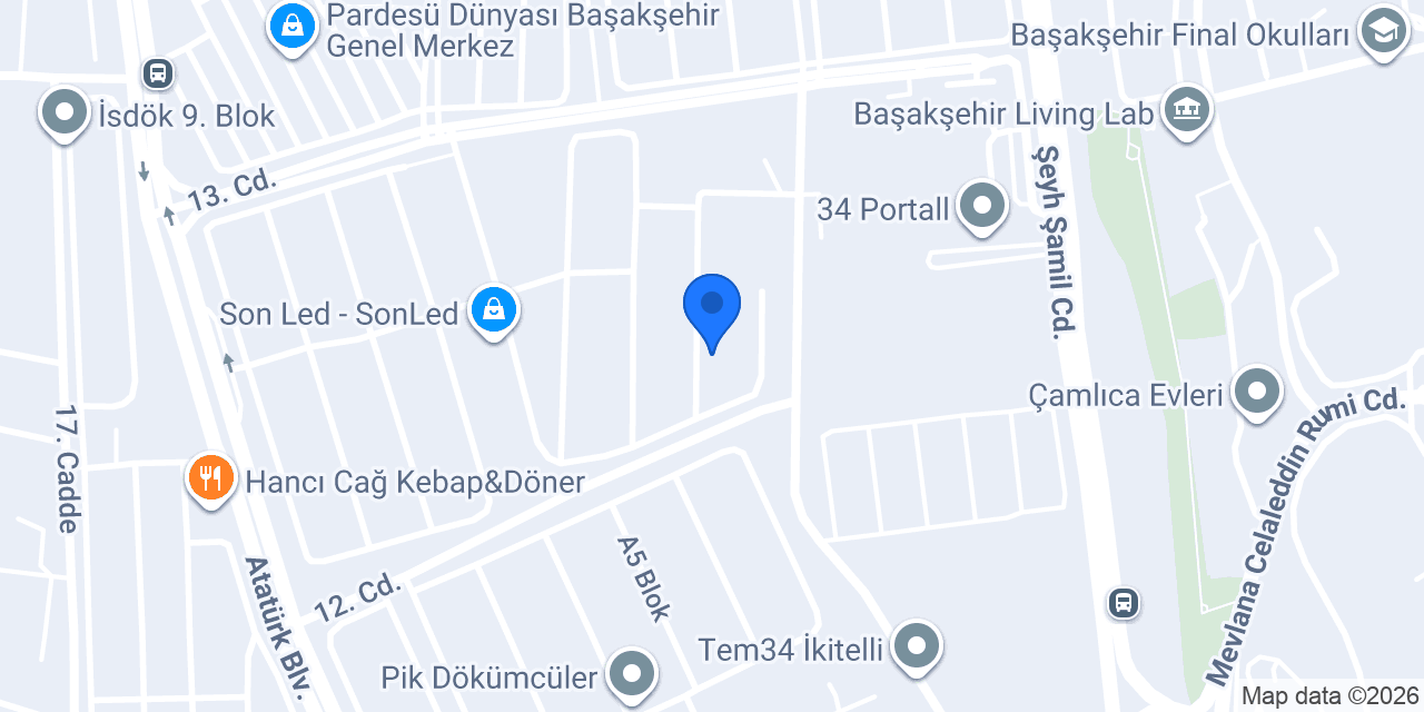 Artı Cila Dekorasyon konumu