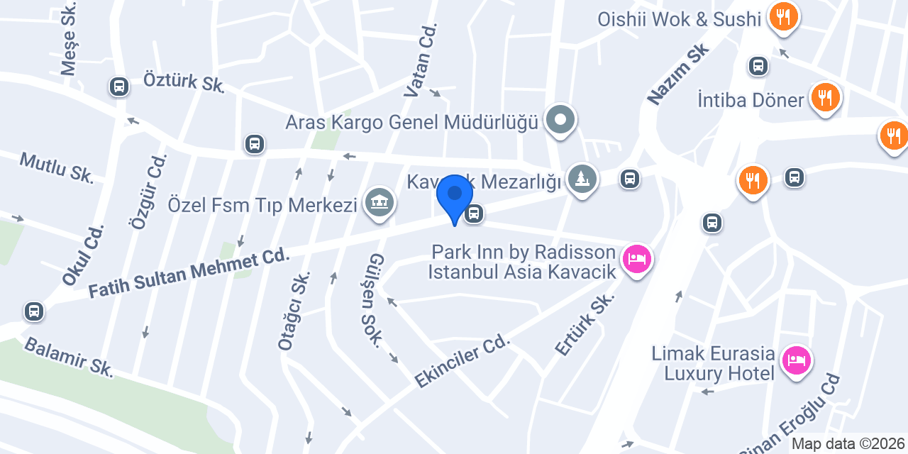 Özgür Aral Dikim Evi konumu