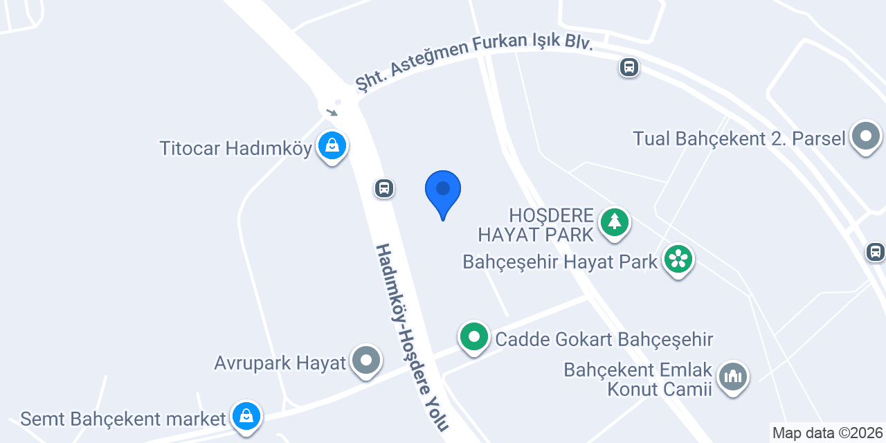 Şam Market konumu