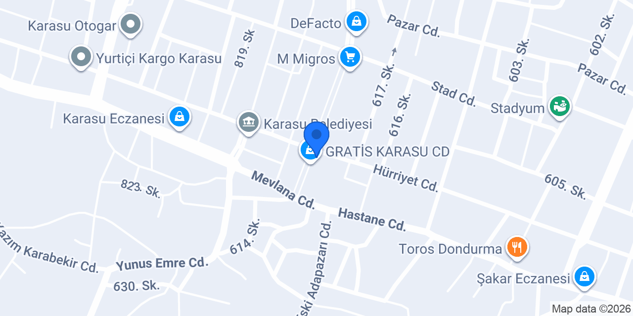BEŞİR BAYAN KUAFÖR KARASU SAKARYA konumu