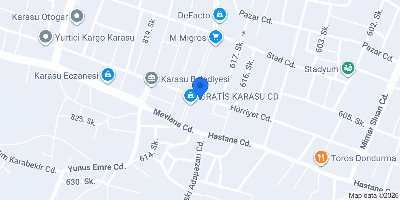 Karasu Gsm konumu