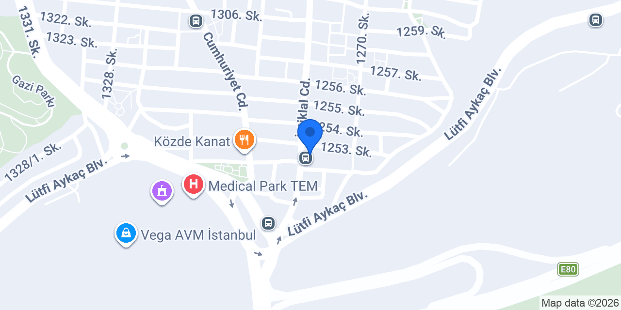 Met Çınar İnşaat konumu