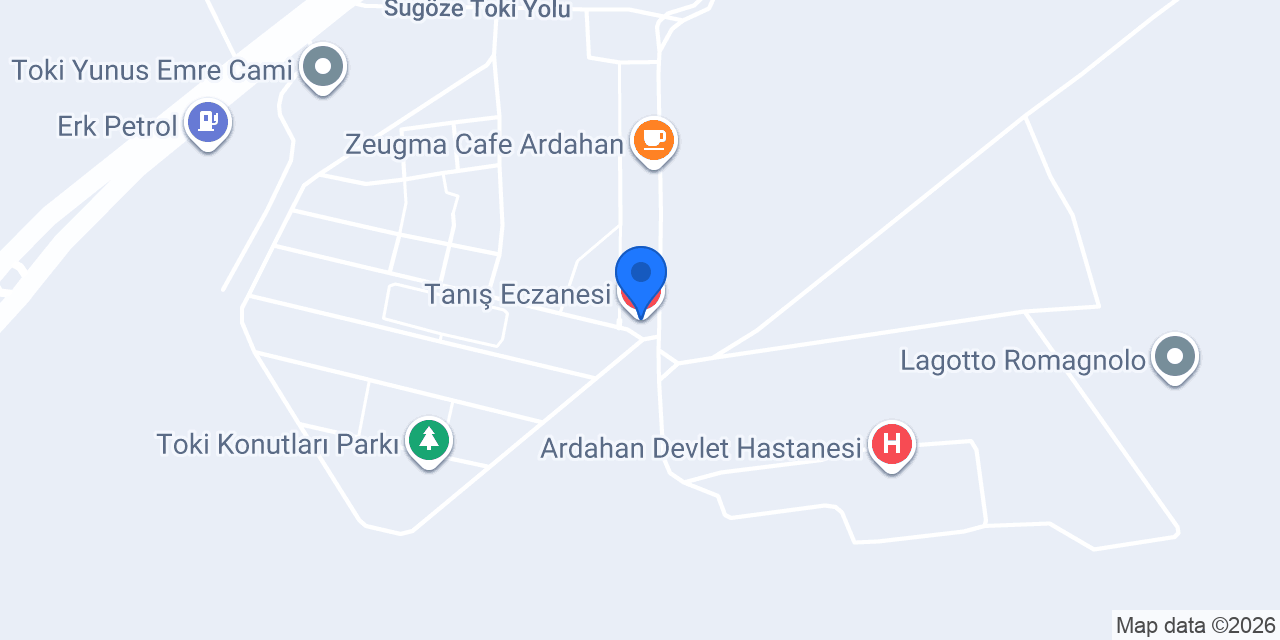 Tanış Eczanesi konumu