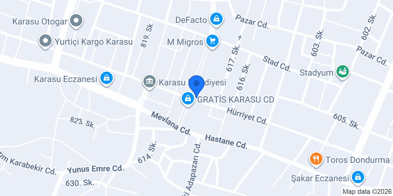 Yakamoz Eczanesi konumu