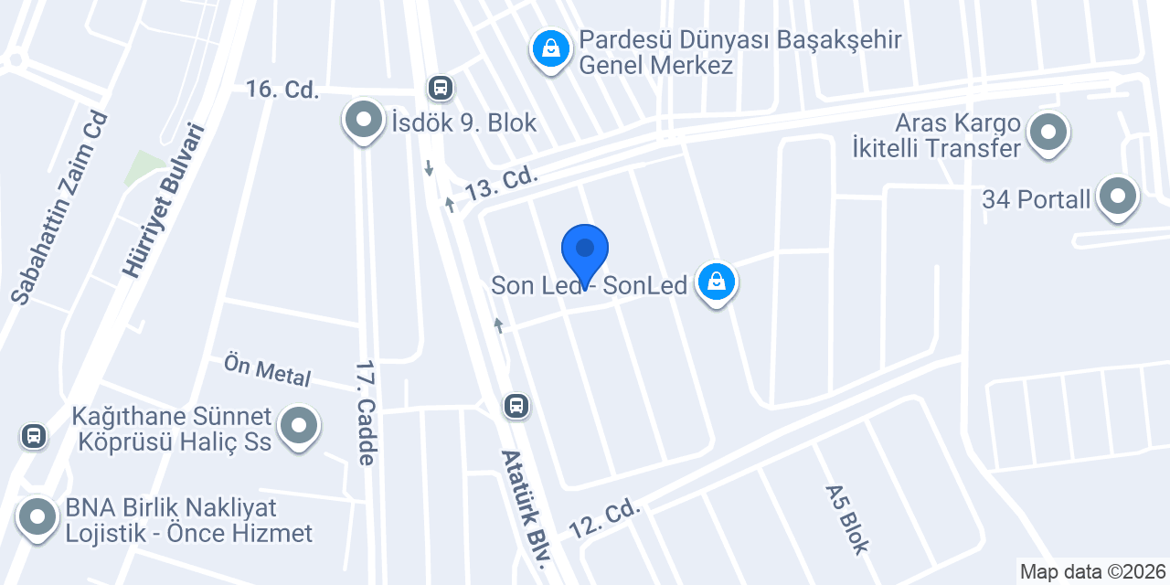 Elit PVC Pls. San.ve Tic. Ltd. Şti. konumu