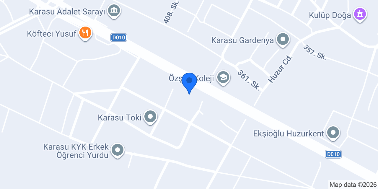 Toki Demokrasi Ortaokulu konumu