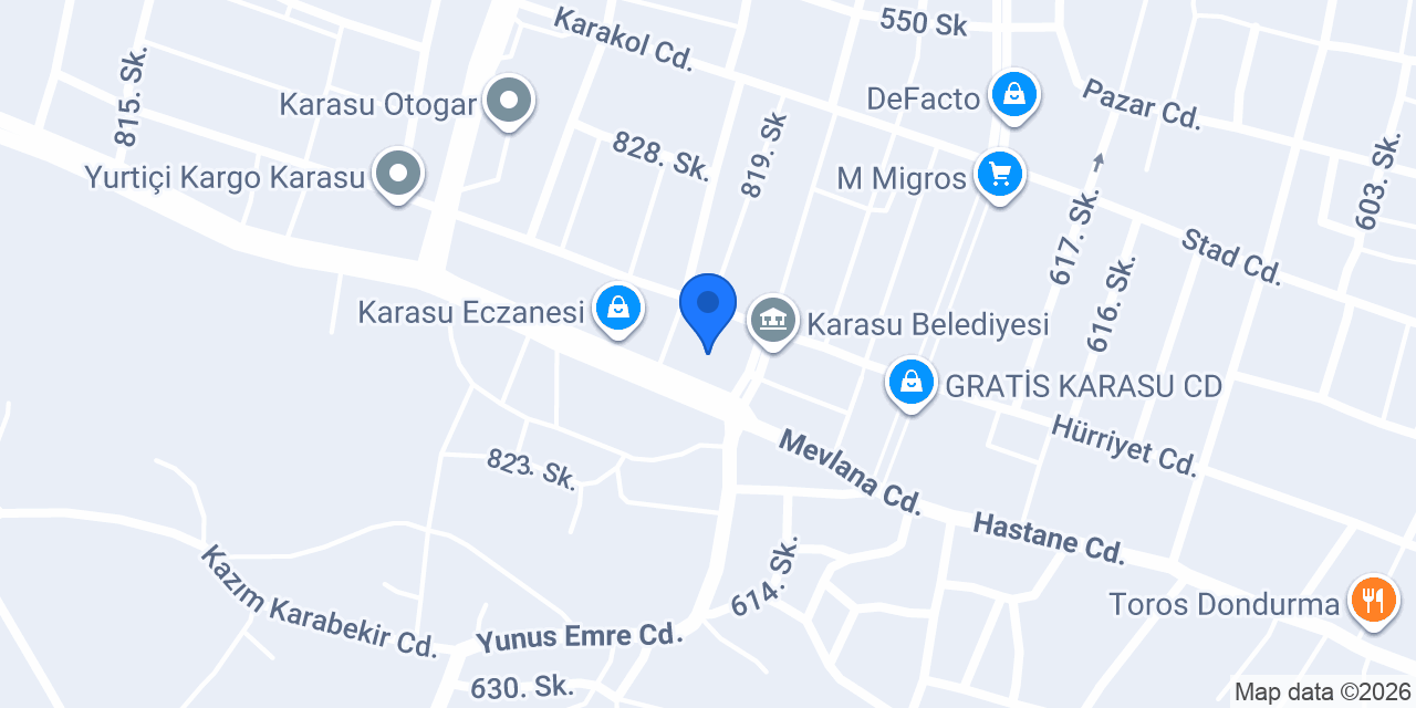 Karasu Mimar/ Desen Mimarlık Ofisi konumu