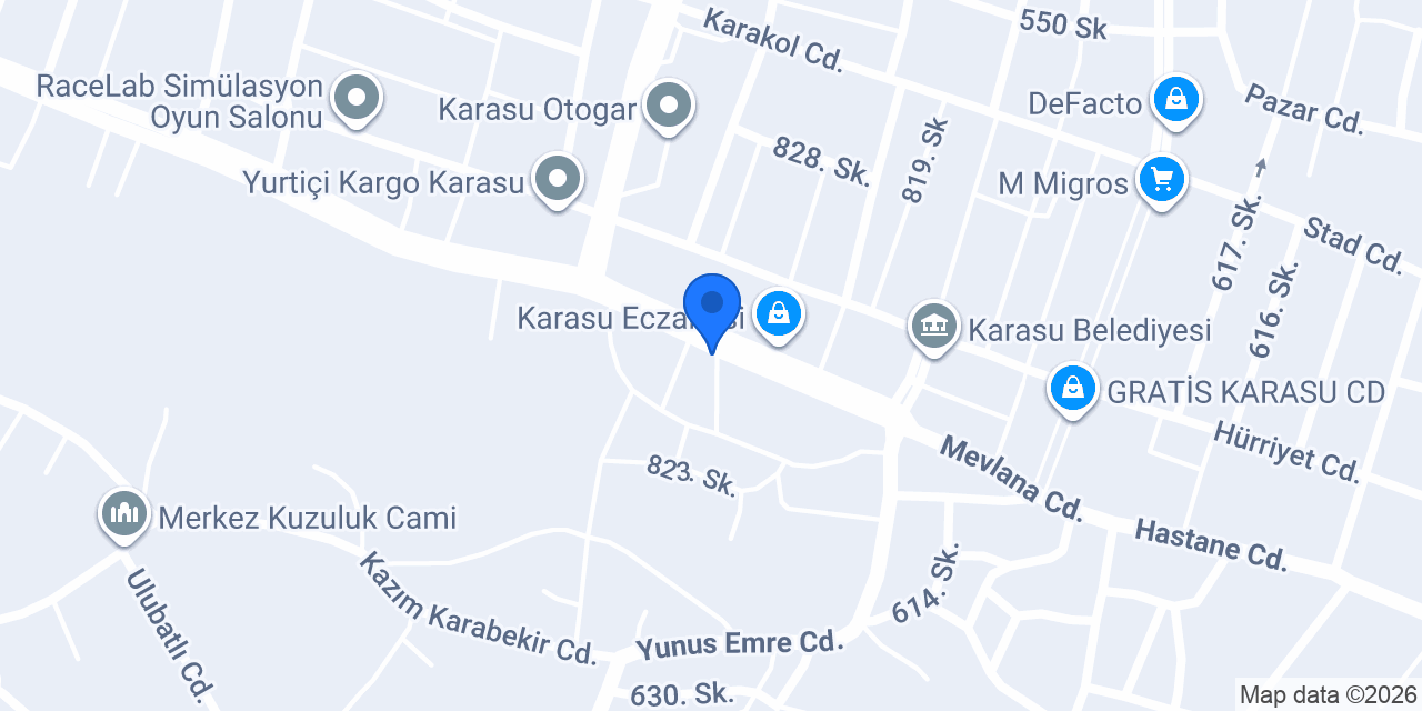 Yümnü Eczanesi konumu
