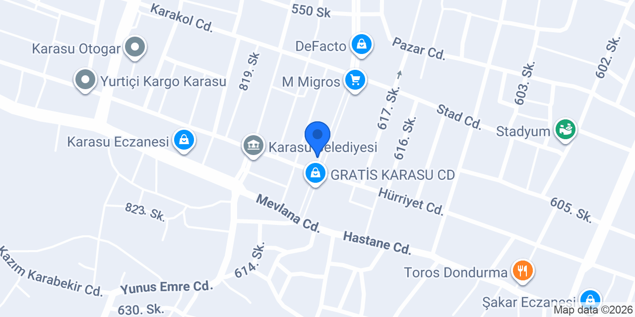 WoS. Karasu konumu