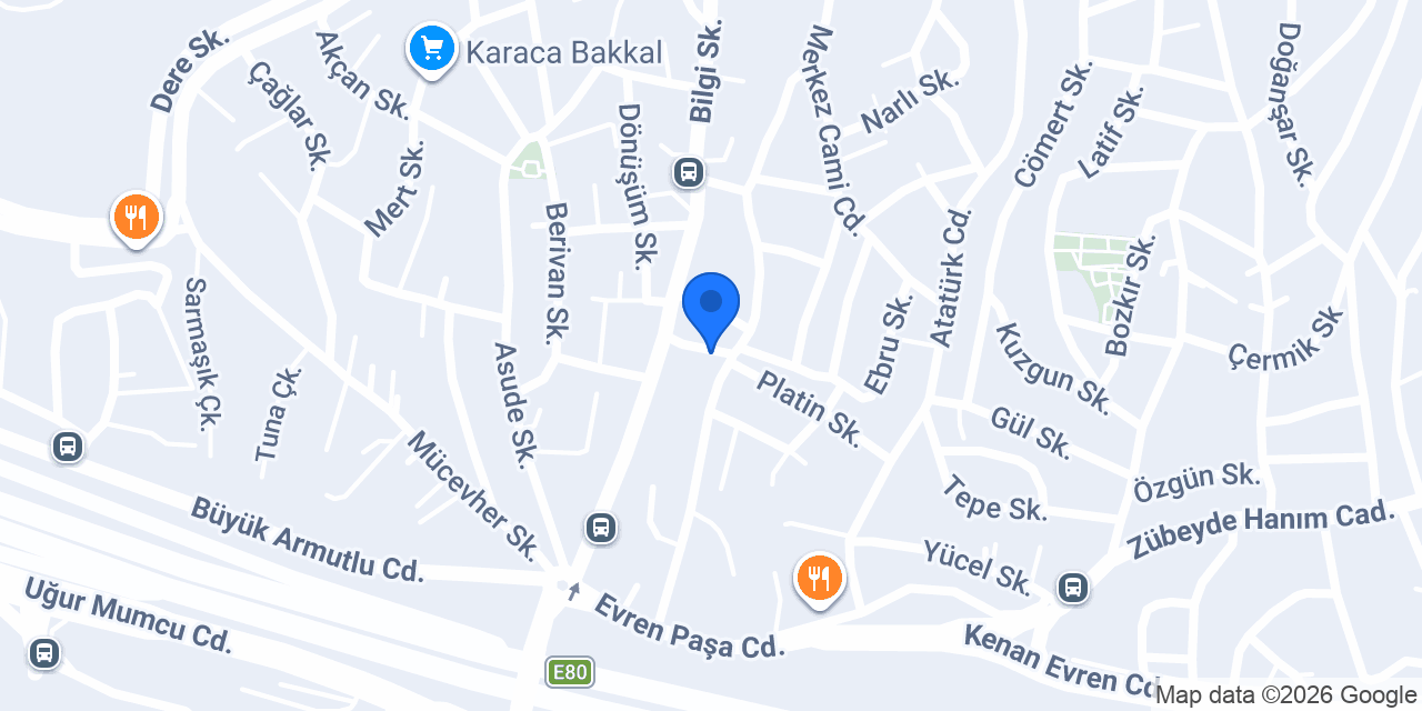 Oak Gıda Ofis konumu