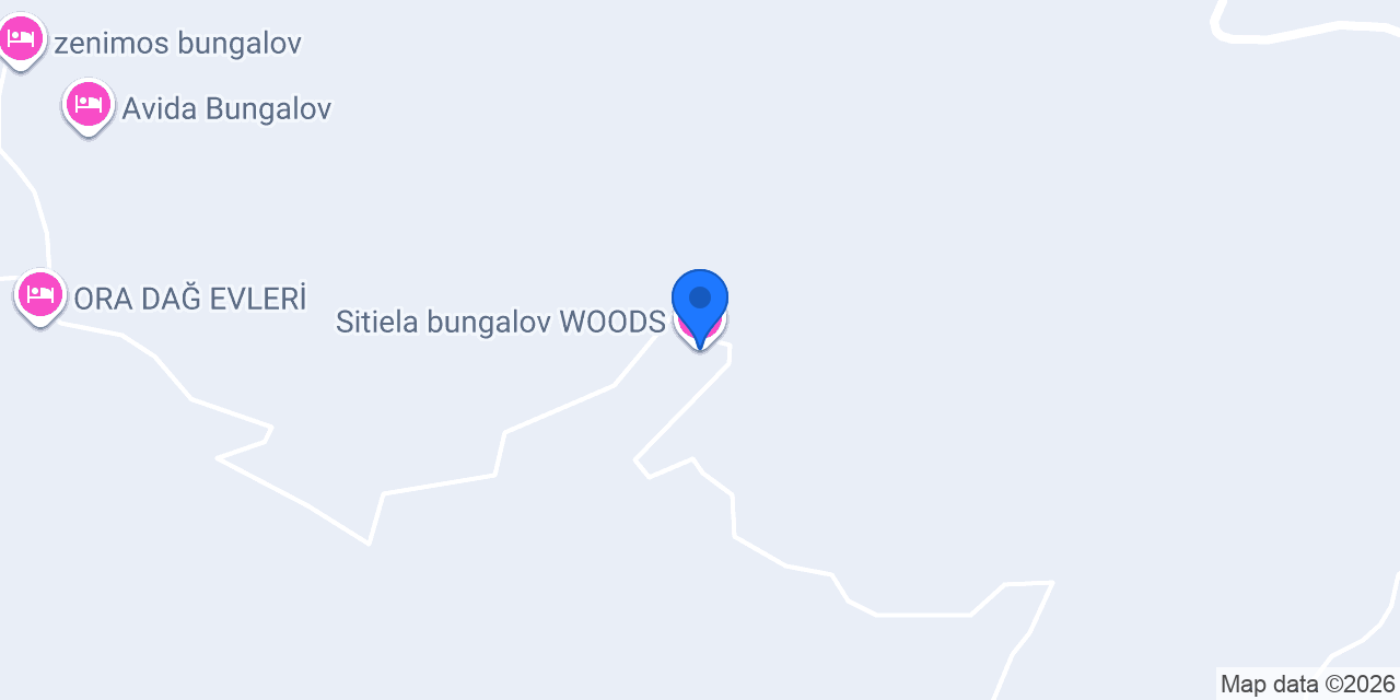 Sitiela bungalov WOODS konumu