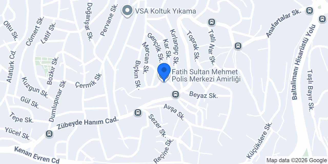 Fatih Sultan Mehmet Polis Merkezi Amirliği konumu
